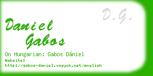 daniel gabos business card